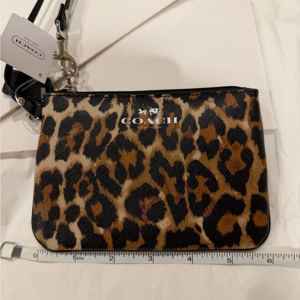 Coach Animal Print Wristlet - Picture 2 of 6